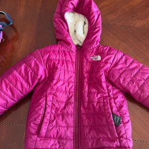 Reversible north face toddler jacket
